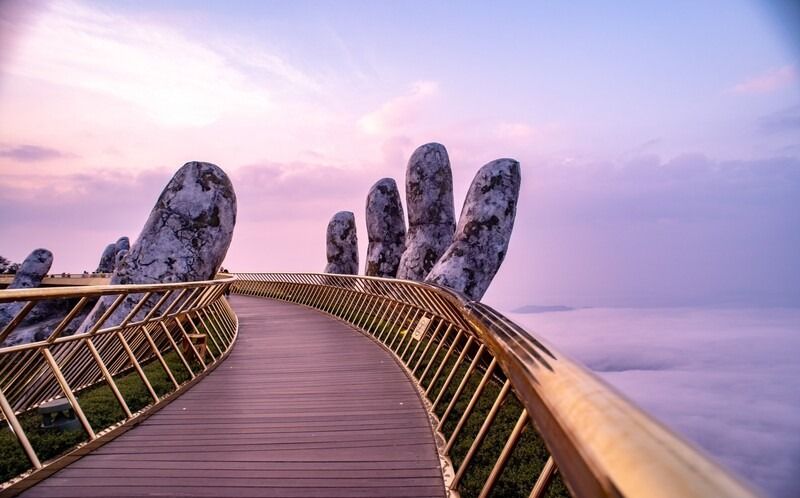 Cầu Vàng Đà Nẵng ở đâu?