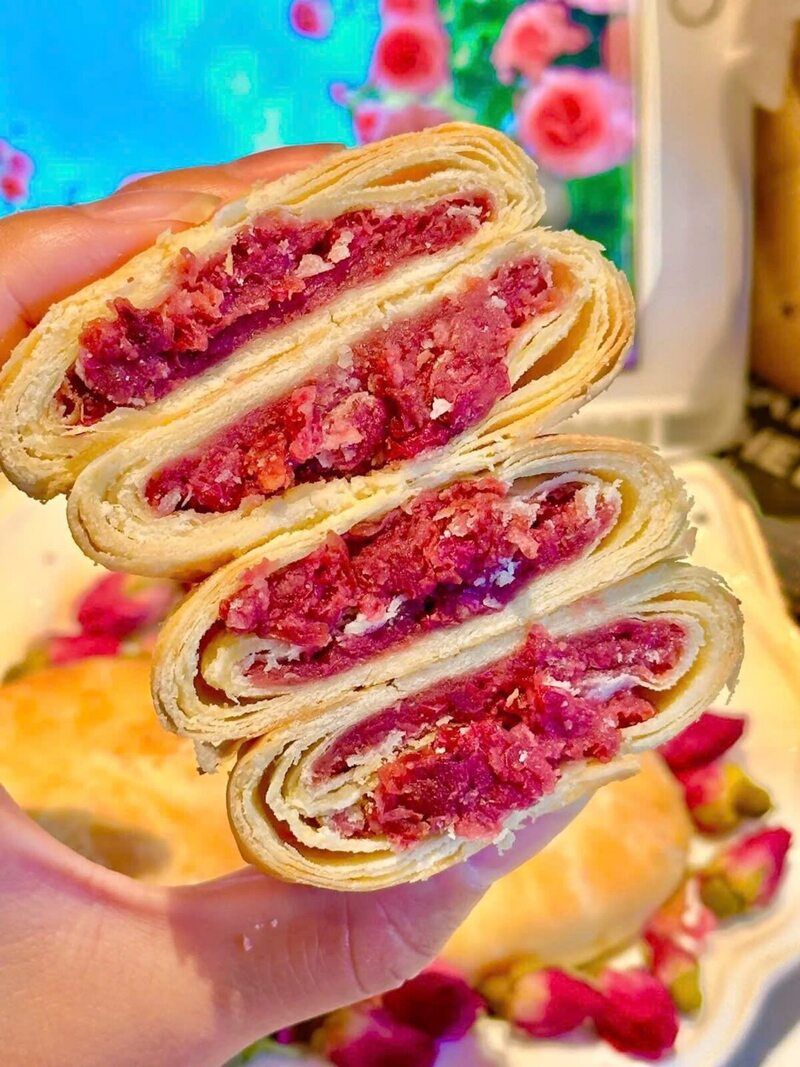 Giới thiệu món bánh hoa hồng Trung Quốc